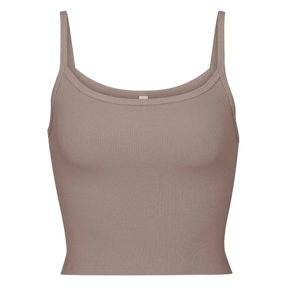 Pj Harlow Other - PJ Harlow Bra30 Strappy Tank in Grain, Size L – Supima Cotton Blend Made in USA